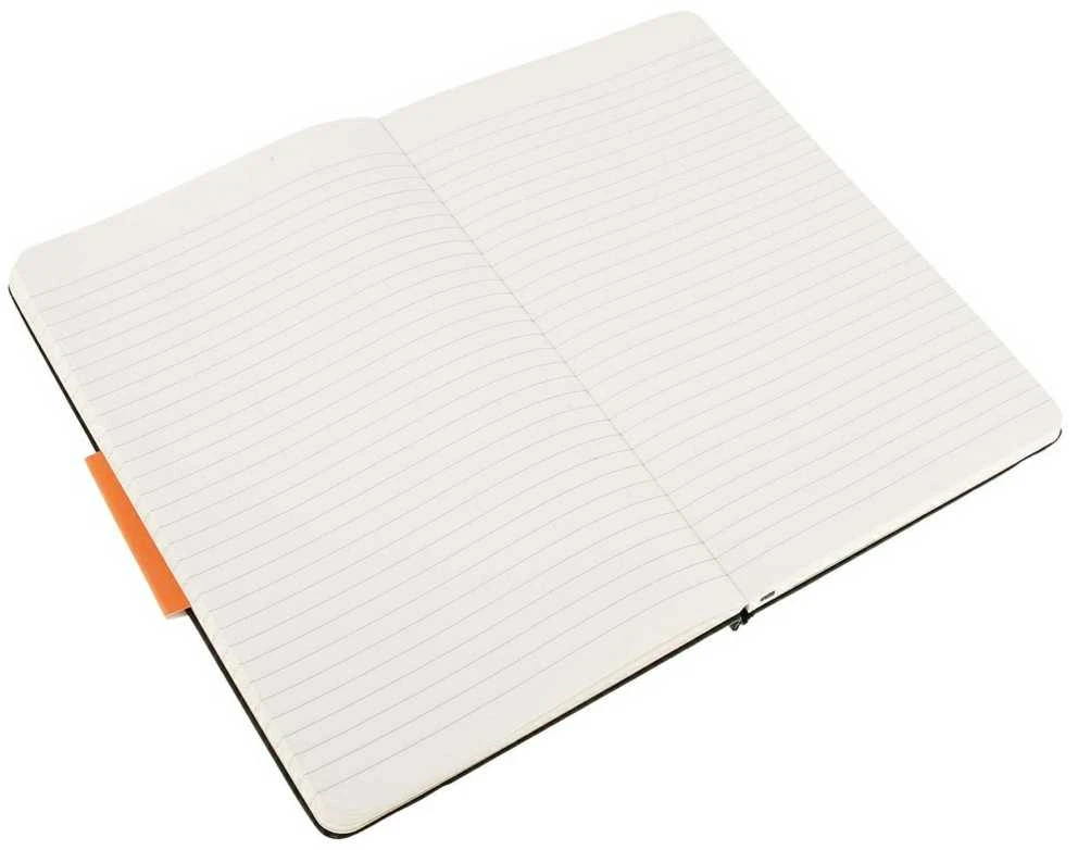 Užrašų knygutė Moleskine Classic 9x14cm, linijomis, kietu viršeliu, juodos spalvos