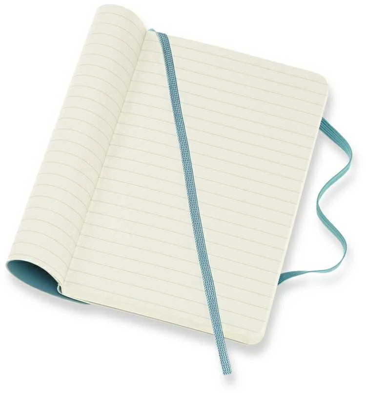 Užrašų knygutė Moleskine Classic, 9x14cm, linijomis, minkštu viršeliu, mėlynos spalvos