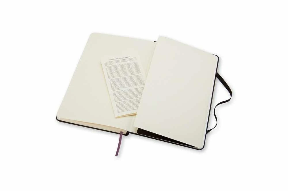 Užrašų knygutė Moleskine Classic 9x14cm, linijomis, kietu viršeliu, juodos spalvos