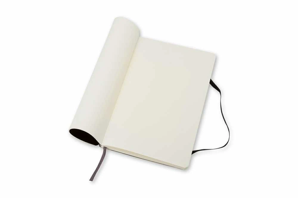 Užrašų knygutė Moleskine Classic 9x14cm, baltais lapais, minkštu viršeliu, juodos spalvos