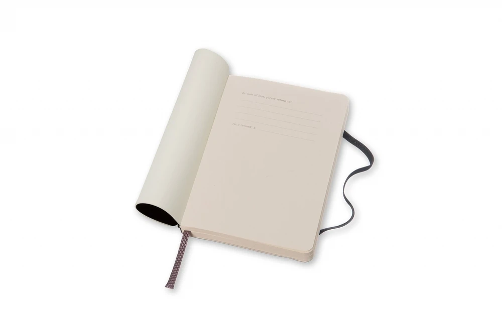 Moleskine Srl Užrašų knygutė Moleskine Classic 9x14cm, minkštu viršeliu, juodos spalvos