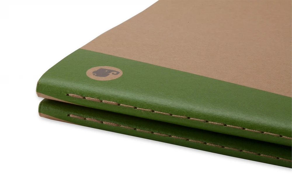 *Užrašų knygutė Moleskine Evernote 13x21cm, linijomis, minkštu viršeliu, 2vnt/pak, rudos spalvos
