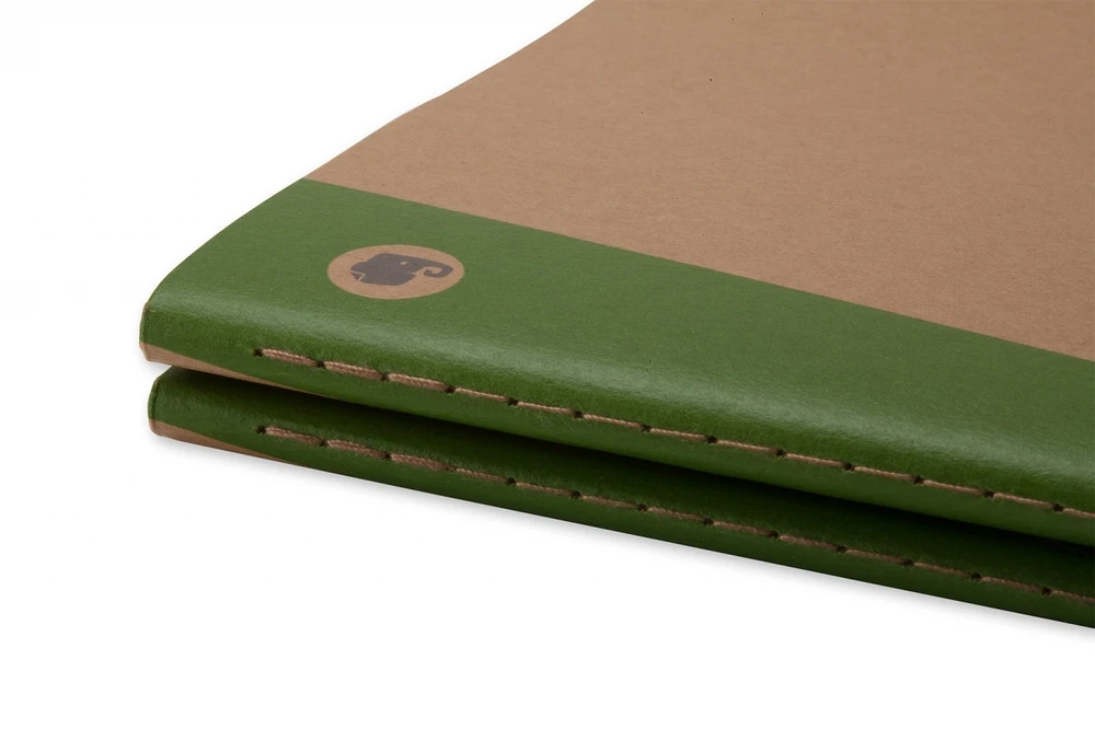 *Užrašų knygutė Moleskine Evernote 19x25cm, linijomis, minkštu viršeliu, 2vnt/pak, rudos spalvos