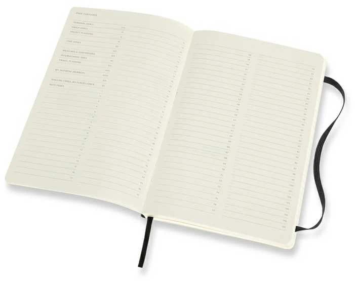 Užrašų knygutė Moleskine Pro, 13x21cm, PRO, minkštais viršeliais, mėlynos spalvos