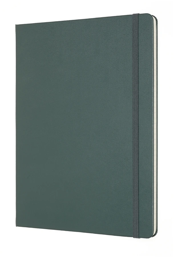 Užrašų knygutė Moleskine PRO,19x25cm, kietais viršeliais, žalios spalvos