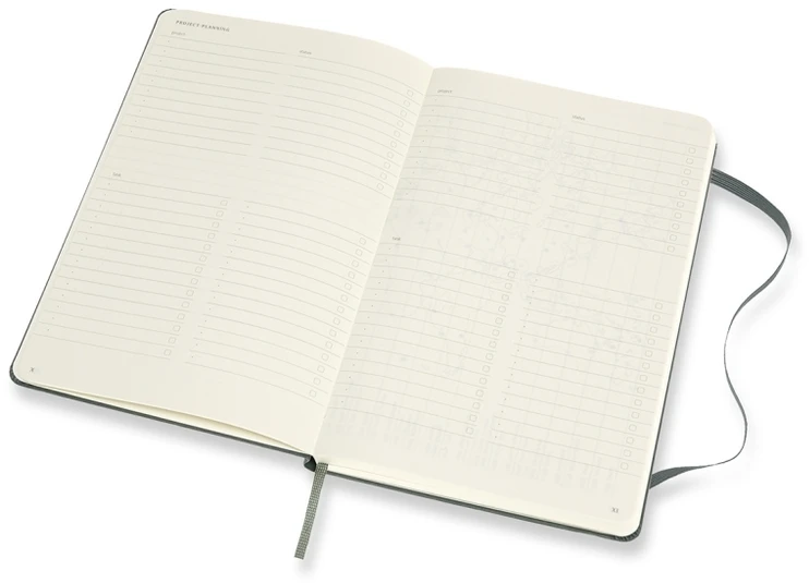 Užrašų knygutė Moleskine Professional, 13x21cm, žalios spalvos