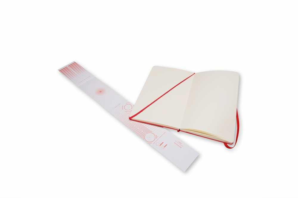 Užrašų knygutė Moleskine Sketchbooks 13x21cm, baltais lapais, kietu viršeliu, raudonos spalvos