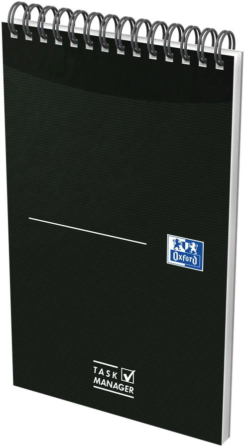Užrašų knygutė Oxford Task Manager 125x200mm 70 lapų 90g spiralė viršuje