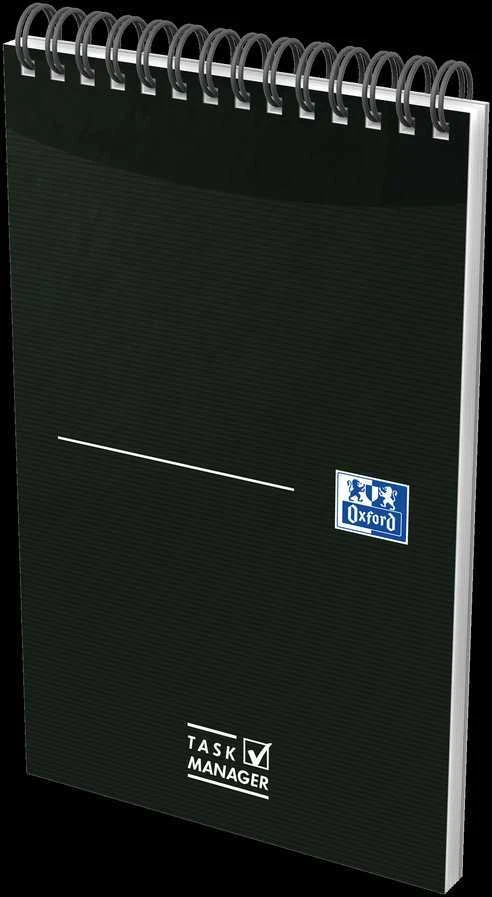 Užrašų knygutė Oxford Task Manager 125x200mm 70 lapų 90g spiralė viršuje