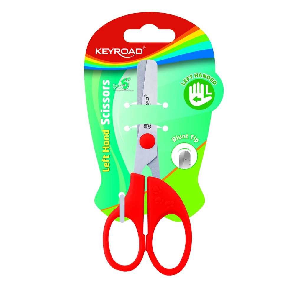 Vaikiškos žirklės Keyroad, 13cm, kairiarankiams