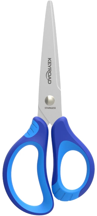 Vaikiškos žirklės Keyroad 15cm, minkštos, ergonomiškos rankenos