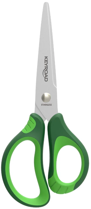 Vaikiškos žirklės Keyroad 15cm, minkštos, ergonomiškos rankenos