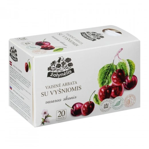 Žolynėlis vaisinė arbata Vasaros Skonis su vyšniomis, 50g (2,5g x20)