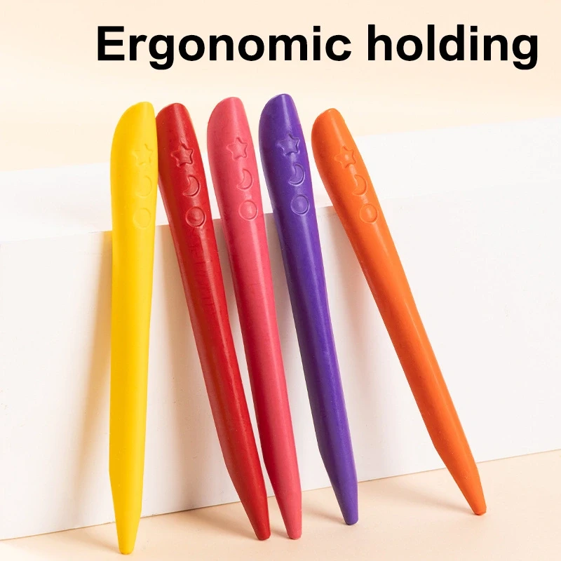 Vaškinės kreidelės DELI ColorWow 24 spalvų