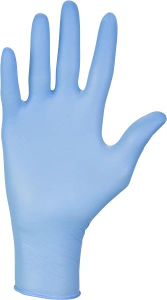 Blue Mėlyna Vienkartinės nitrilinės pirštinės BERRY Mėlyna, L dydis, mėlynos sp., be pudros, 100 vnt.