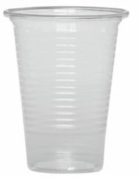 Vienkartinės stiklinės šaltiems gėrimams, 200ml, 100vnt., skaidrios