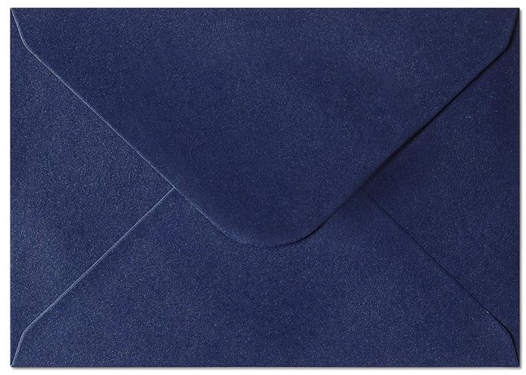 Galeria Papieru Vokai Galeri Papieru, C6, blizgančios perlamutrinės mėlynos spalvos, 150g/m2, 10vnt./pak.
