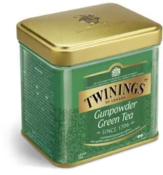 Žalioji arbata TWININGS Gunpowder Žalias, skardinė, 100 g