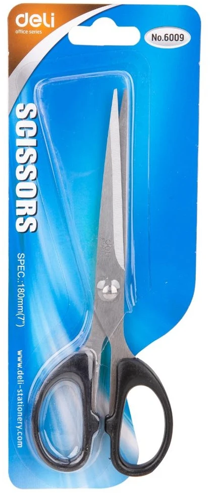 Žirklės DELI, 18cm, įvairių spalvų