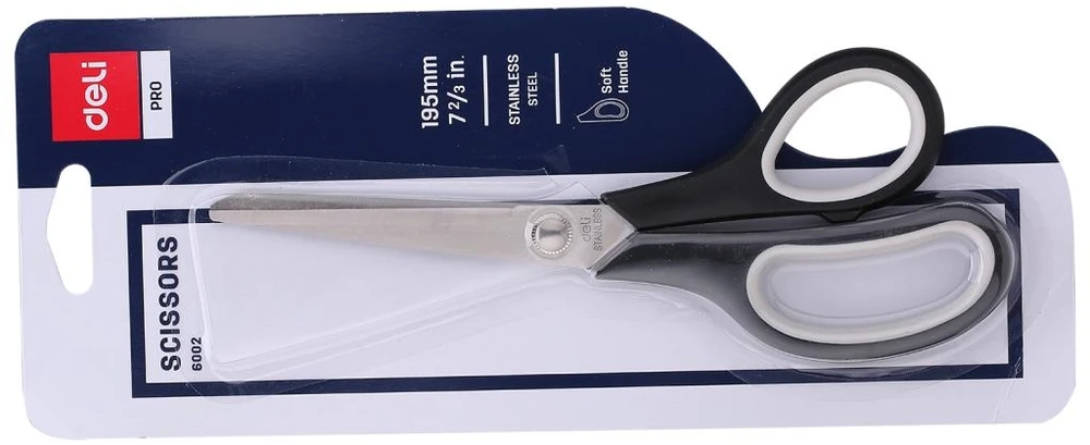 Žirklės DELI, 19.5cm, soft-touch
