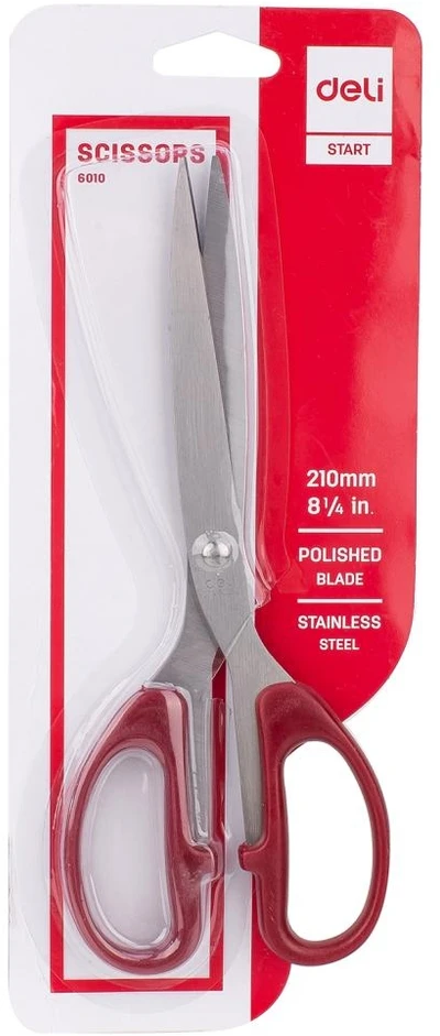 Žirklės DELI, 21cm, įvairių spalvų