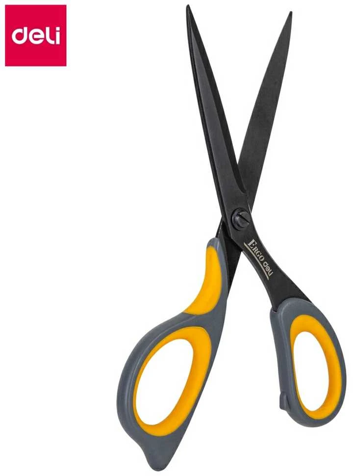 Žirklės DELI, 21cm, Non Stick, juodos spalvos