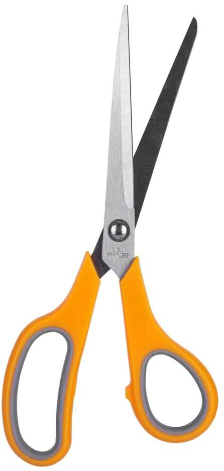Žirklės DELI 38369, 23cm, Soft Touch, įvairių spalvų