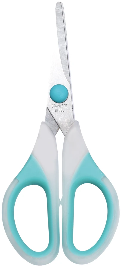 Žirklės Keyroad Jelly Gel 13 cm, skirtos vaikams, minkšta rankena, ergonomiškas dizainas