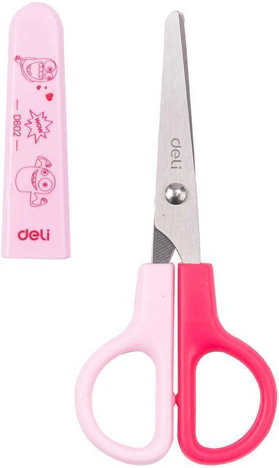 Žirklės vaikiškos DELI 120 mm, su apsauginiu dėklu