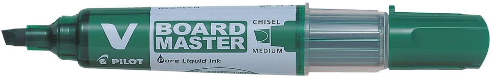 Pilot Pen Žymeklis baltai lentai Pilot V Board Master, 2,2-5,2mm, žalios spalvos