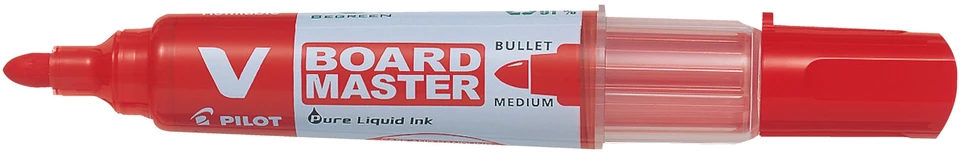 Pilot Pen Žymeklis baltai lentai Pilot V Board master 2,3 mm, raudona