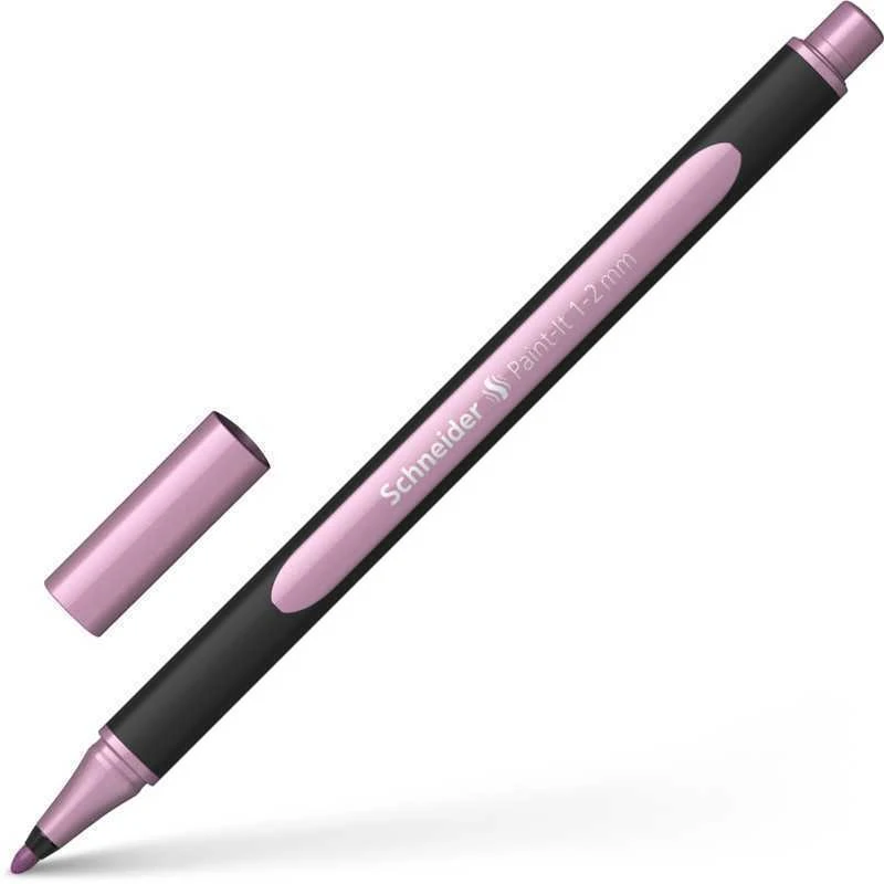 Žymeklis dekoravimui Schneider Paint-It 020, 1-2 mm, rožinės spalvos