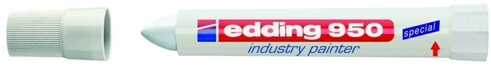 Žymeklis industrinis Edding 950, baltos spalvos