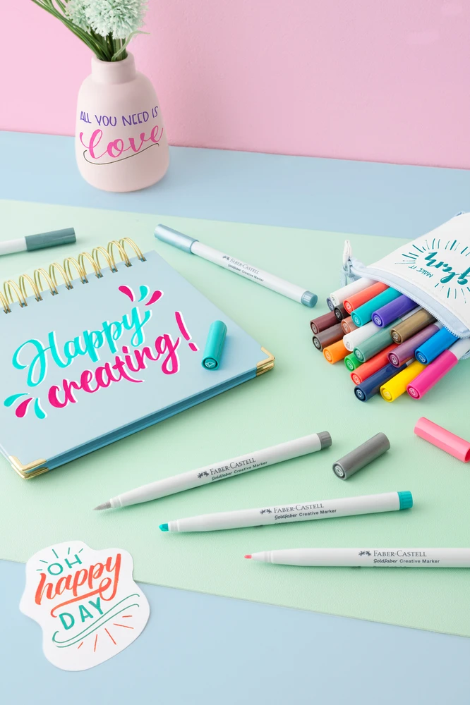 Žymeklių rinkinys Faber-Castell Gofa Creative, 50 vnt.