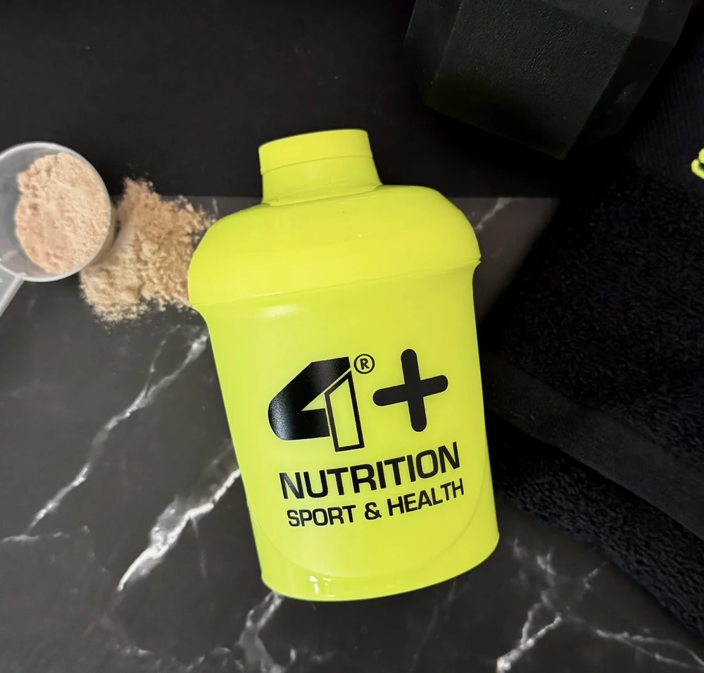 4+ Nutrition Shaker 300 ml Geltona