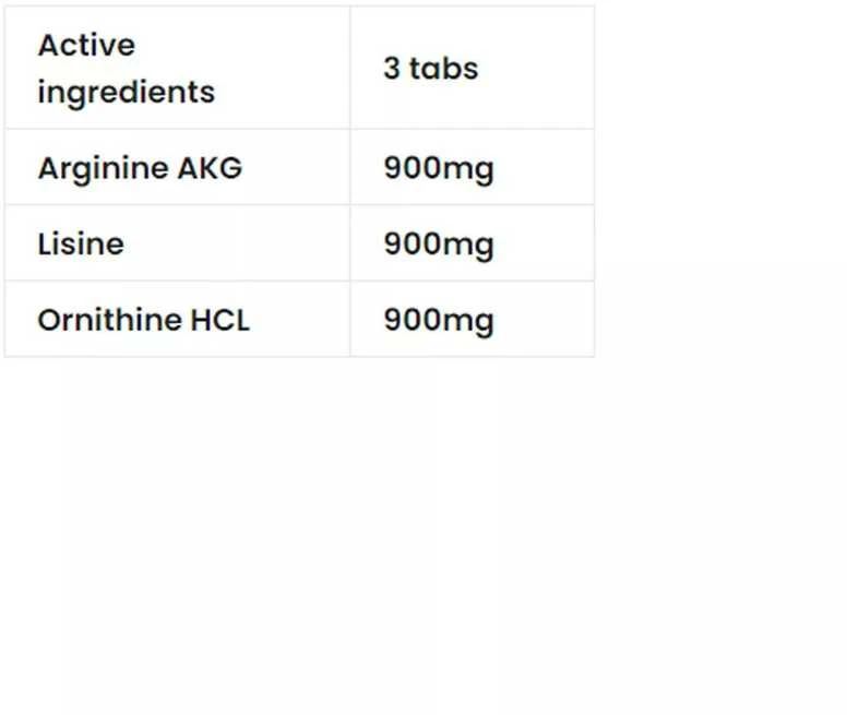 7 Nutrition AOL 900 (Arginine AKG, Lysine, Ornithine) 120 tabl.