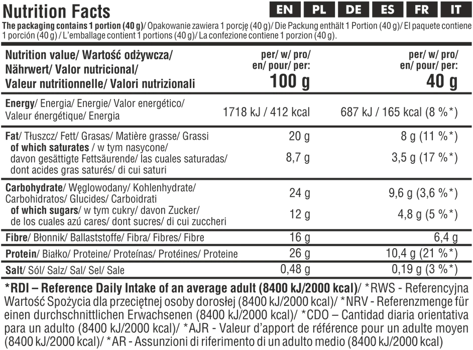 7 Nutrition Bar CALIFORNIA 40 g Caramel peanut