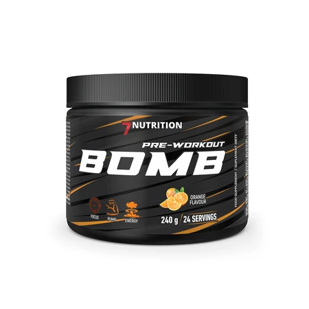 7 Nutrition Bomb Preworkout 240 g Oranžinis
