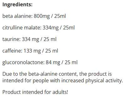 7 Nutrition Bomb Shot 100 ml : Kiekis - 1 vnt.