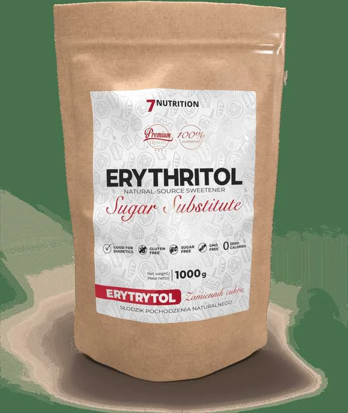7 Nutrition Erythritol 1000 g natūralus saldiklis