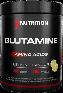 7 Nutrition Glutamine 500g Citrinų skonio