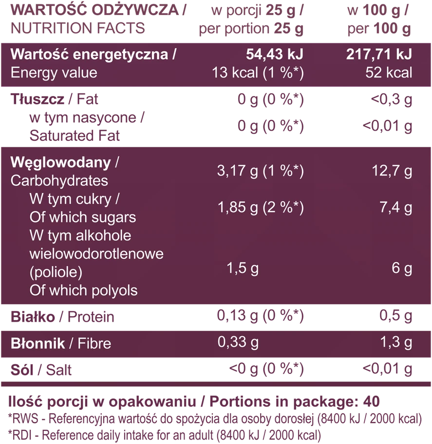 7 Nutrition Jam Uogų džemas 1000 g : Skonis - Obuolių ir cinamono
