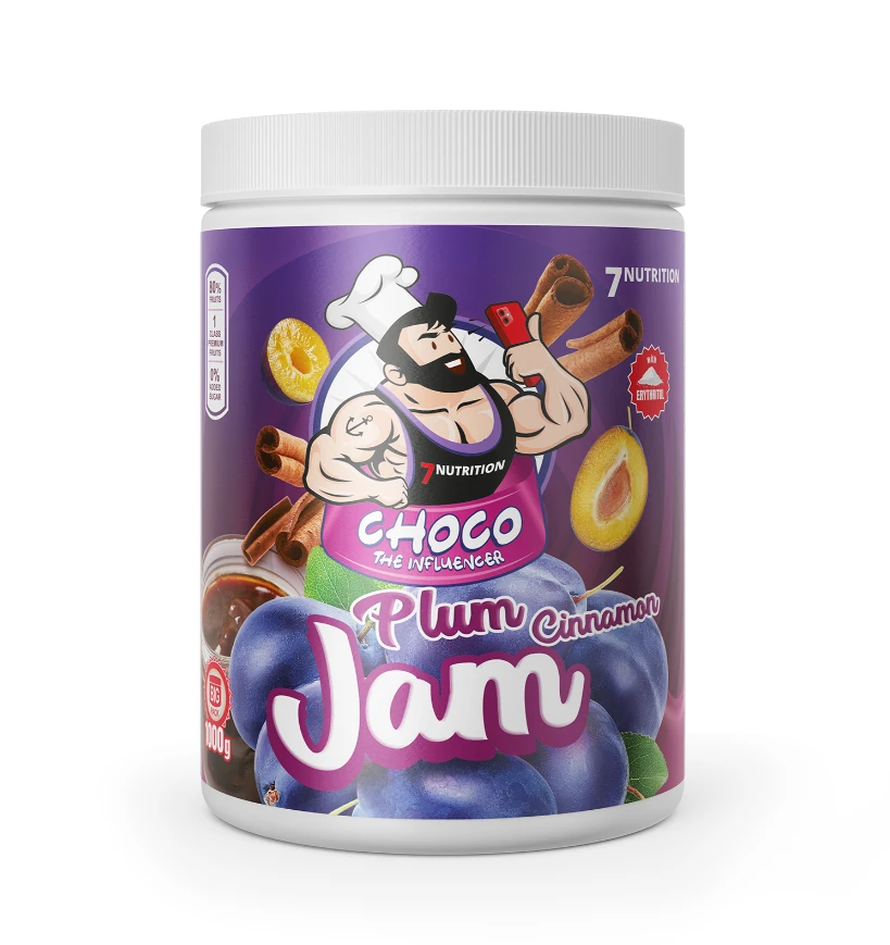 7 Nutrition Jam Uogų džemas 1000 g : Skonis - Obuolių ir cinamono
