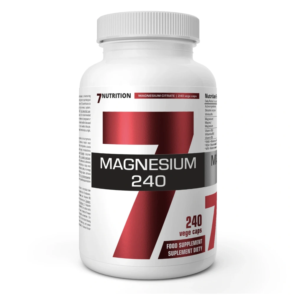 7 Nutrition Magnesium 240 240 kaps.