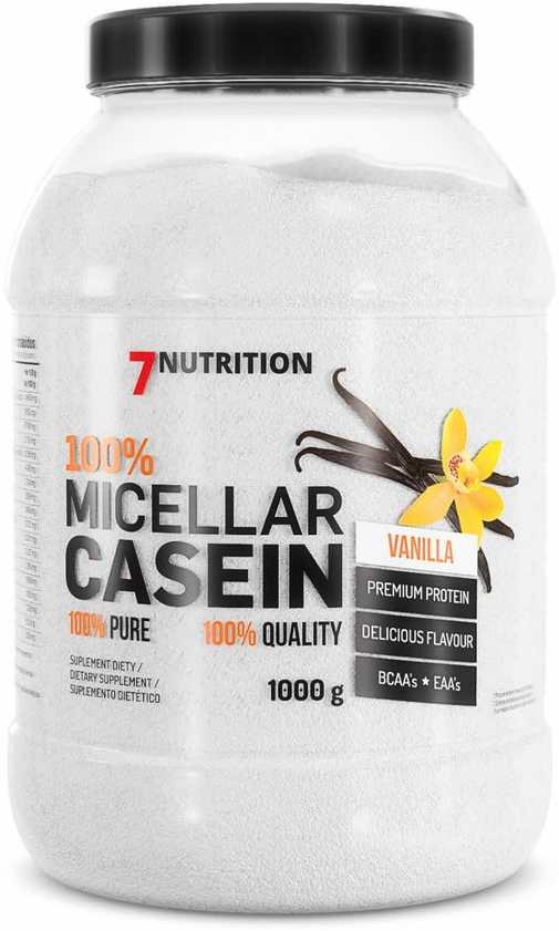 7 Nutrition Micellar Casein 1000 g : Skonis - Šokoladinis riešutų