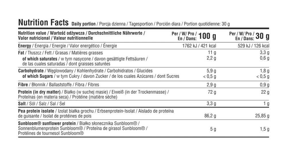 7 Nutrition VEGAN Protein 660 g veganiški baltymai : Skonis - Sūdytų migdolų