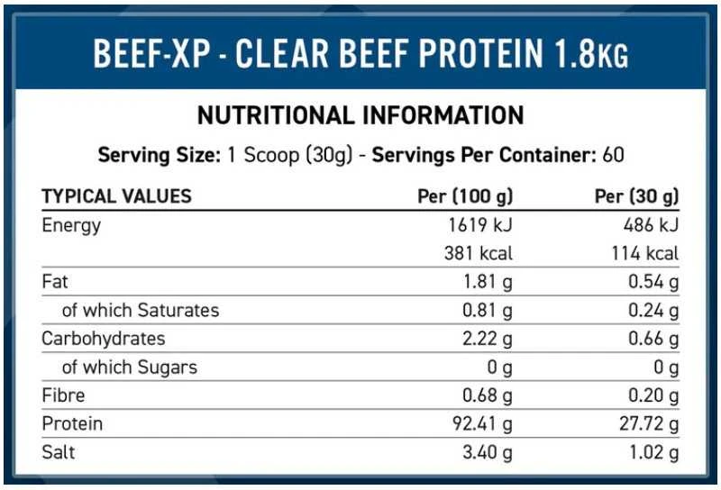 Applied Nutrition Beef XP 1800 g : Skonis - Juodųjų serbentų