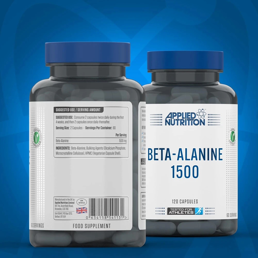 Applied Nutrition Beta Alanine 1500 mg 120 kaps.