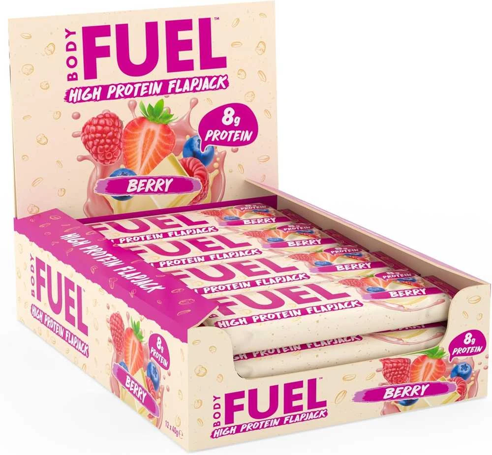 Applied Nutrition Body Fuel Flapjack Berry 40 g : Kiekis - 1 vnt.