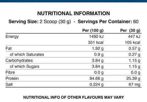 Applied Nutrition Casein Protein 900 g : Skonis - Vanilinis